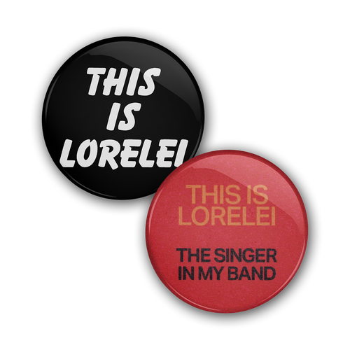 FREE Pin Set with Every "The Singer in My Band" Preorder!